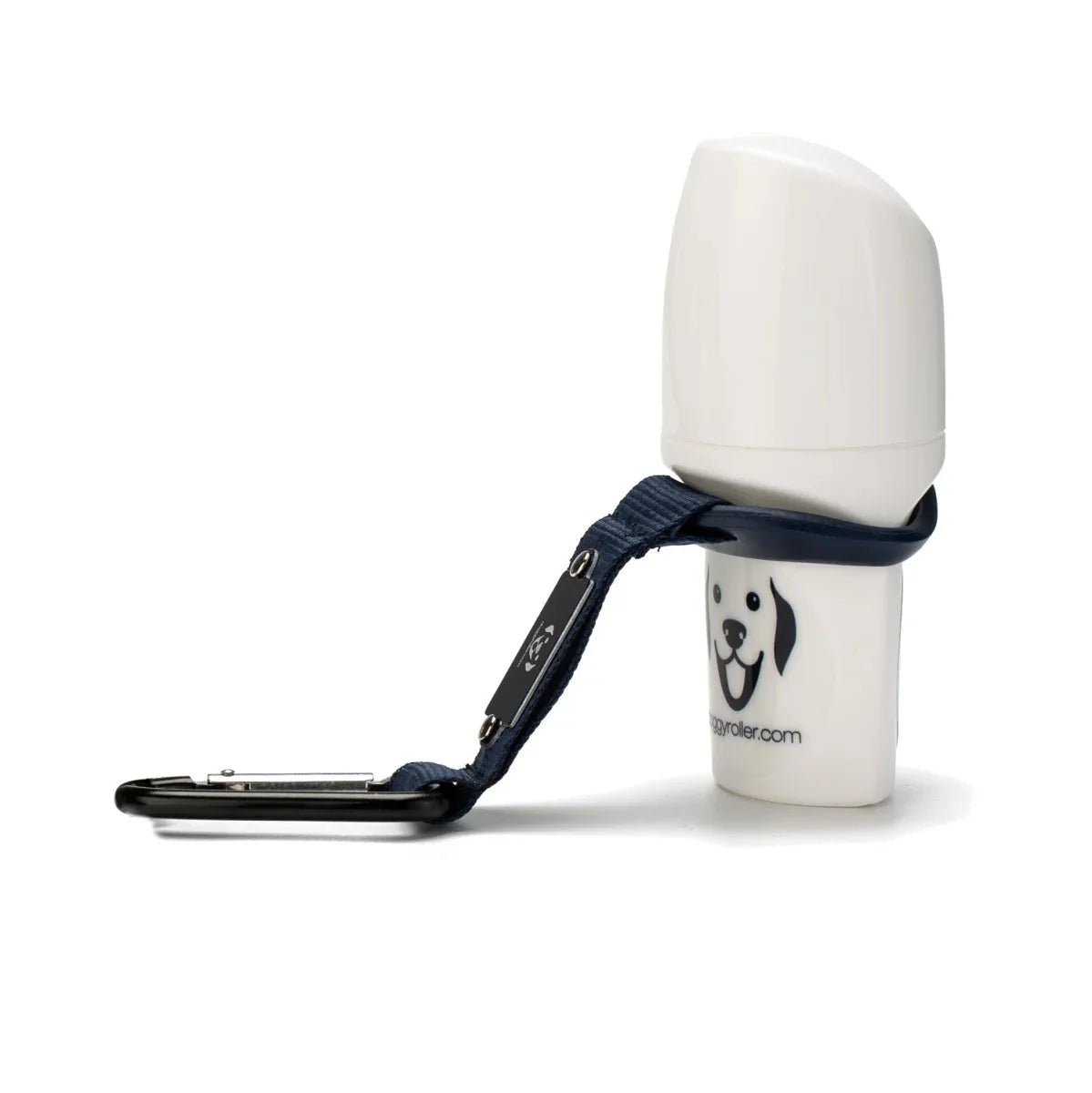 Doggyroller met karabijnhaak marineblauw - The Raven Shop