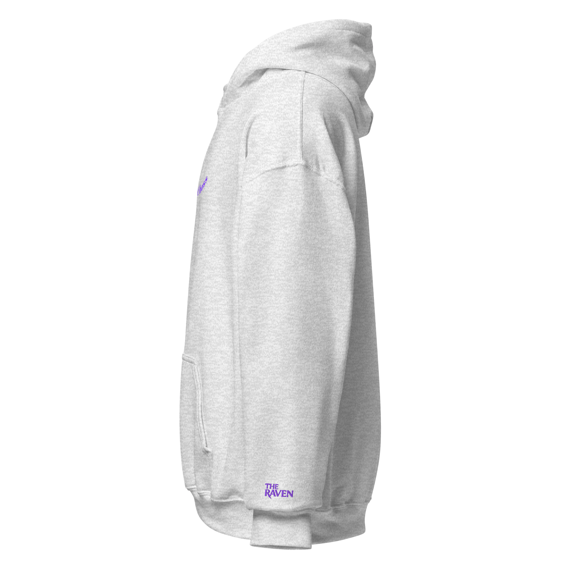 The Raven - Handler not boss - Purple print - Unisex Hoodie - The Raven Shop