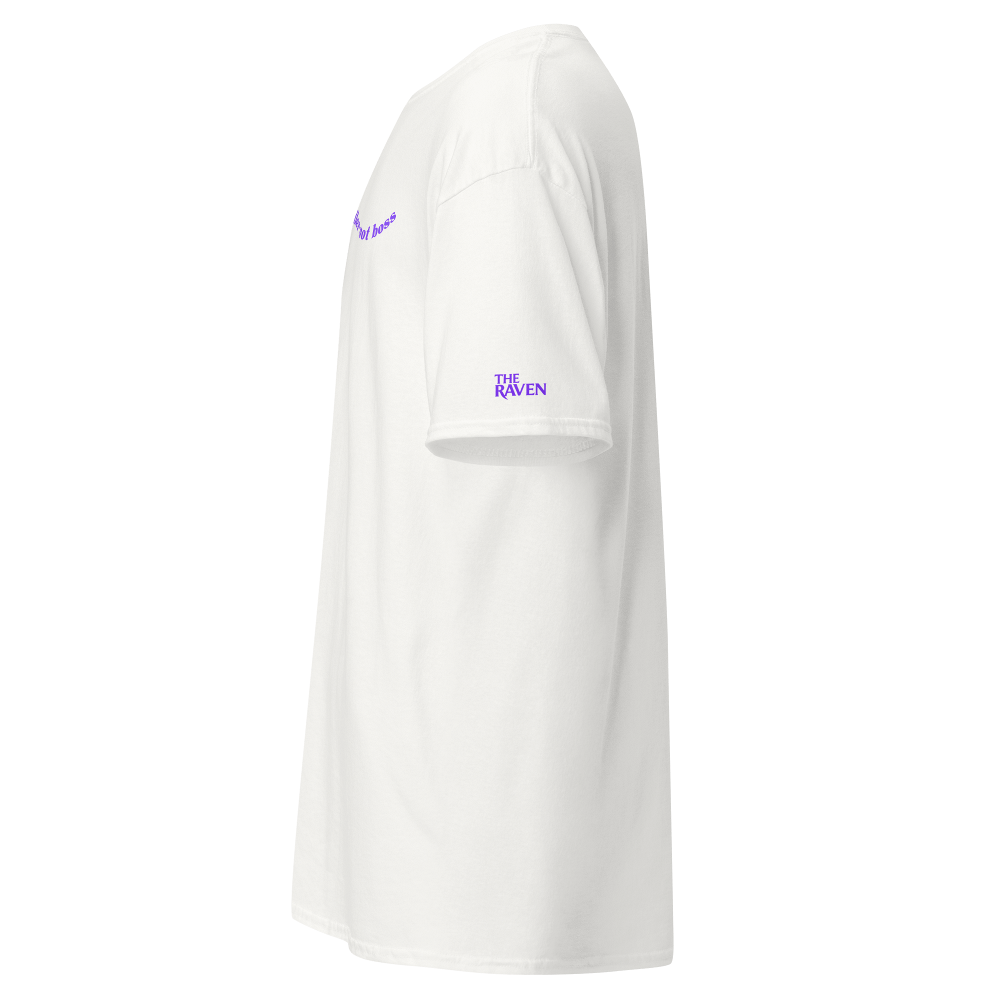 The Raven - Handler not boss - Purple print - Unisex T-shirt - The Raven Shop