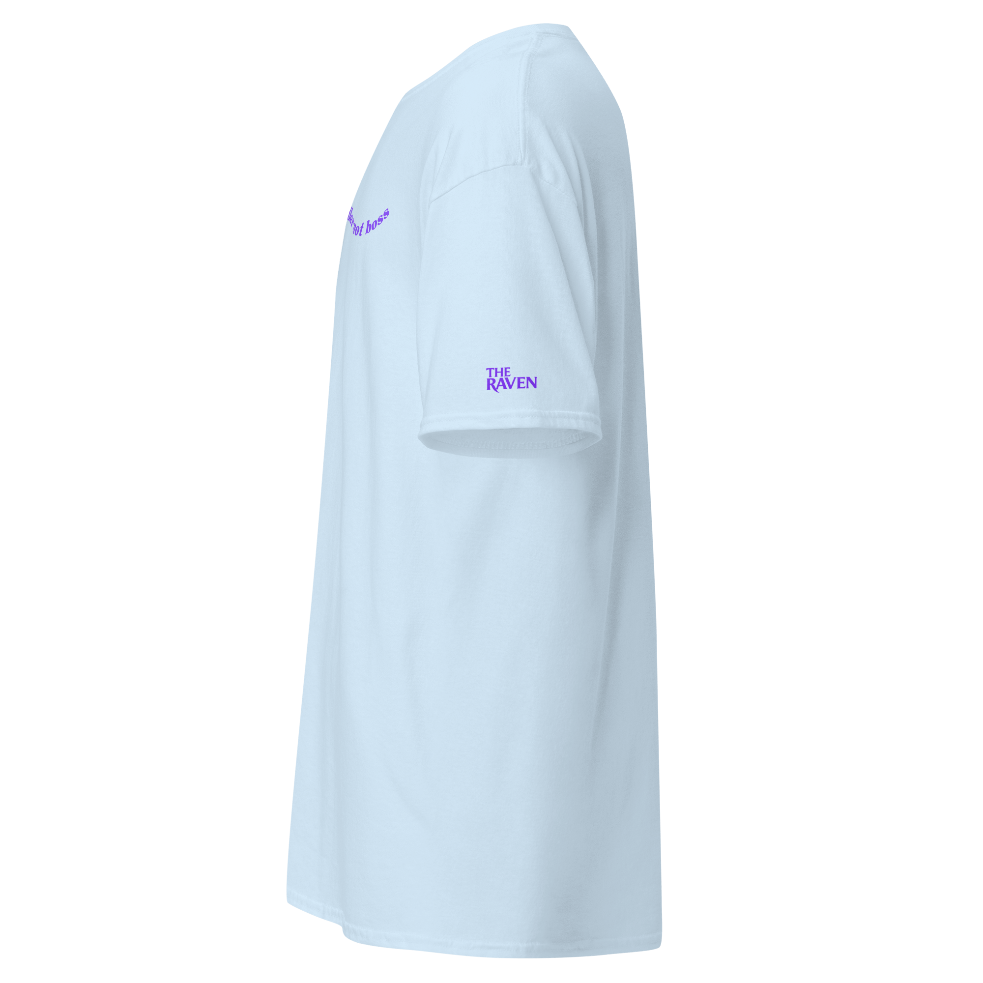 The Raven - Handler not boss - Purple print - Unisex T-shirt - The Raven Shop