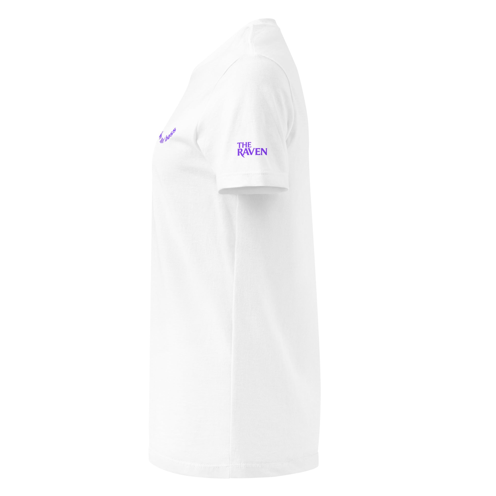 The Raven - Handler not boss - Purple print - Womens T-shirt - The Raven Shop