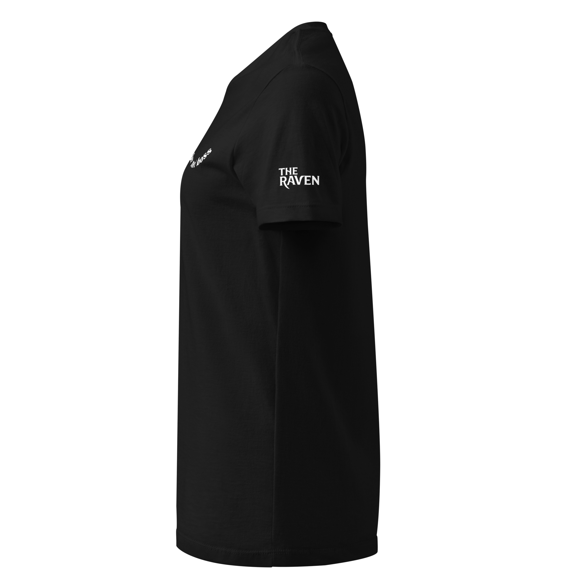 The Raven - Handler not boss - White print - Womens T-shirt - The Raven Shop