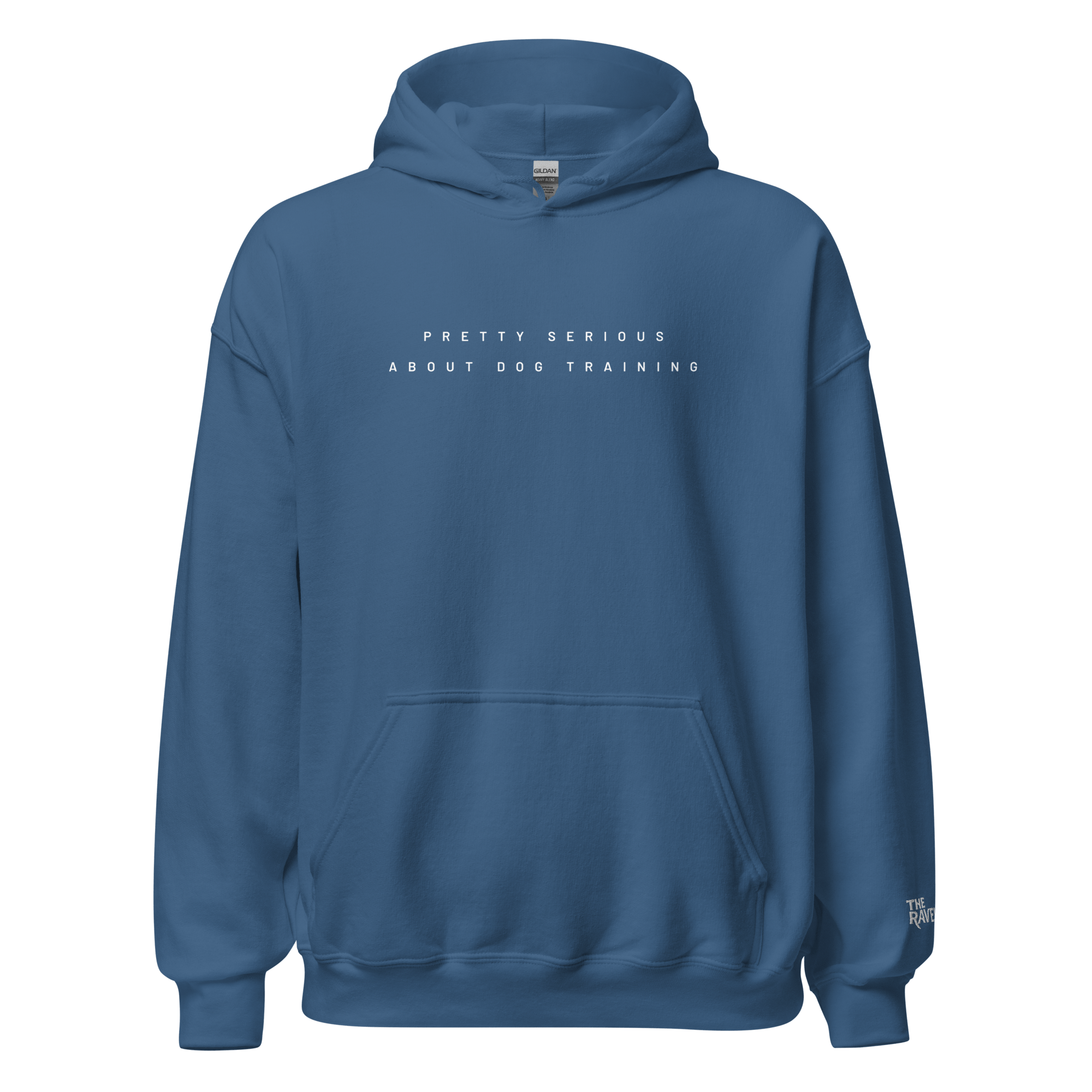 The Raven - Pretty Serious about dog training - White print - Unisex Hoodie - The Raven Shop