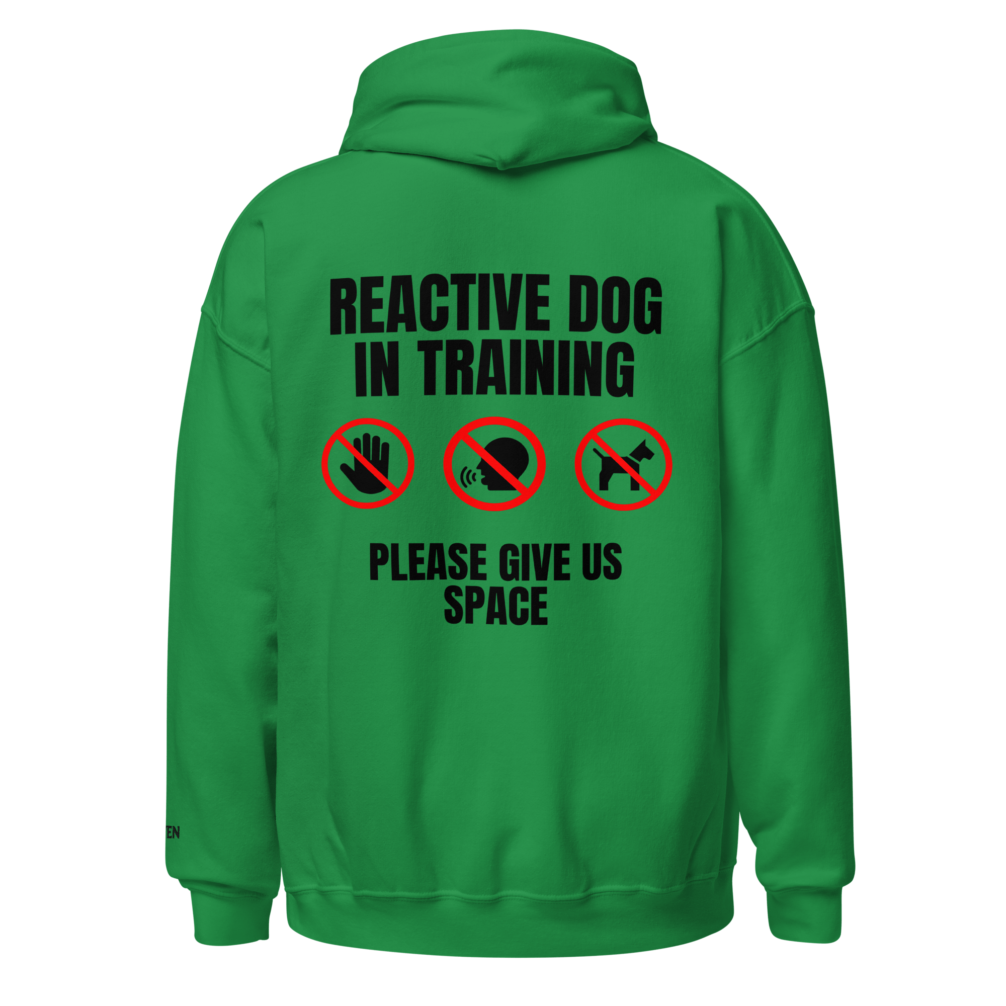 The Raven - Reactive dog in training - Black print - Unisex Hoodie - The Raven Shop