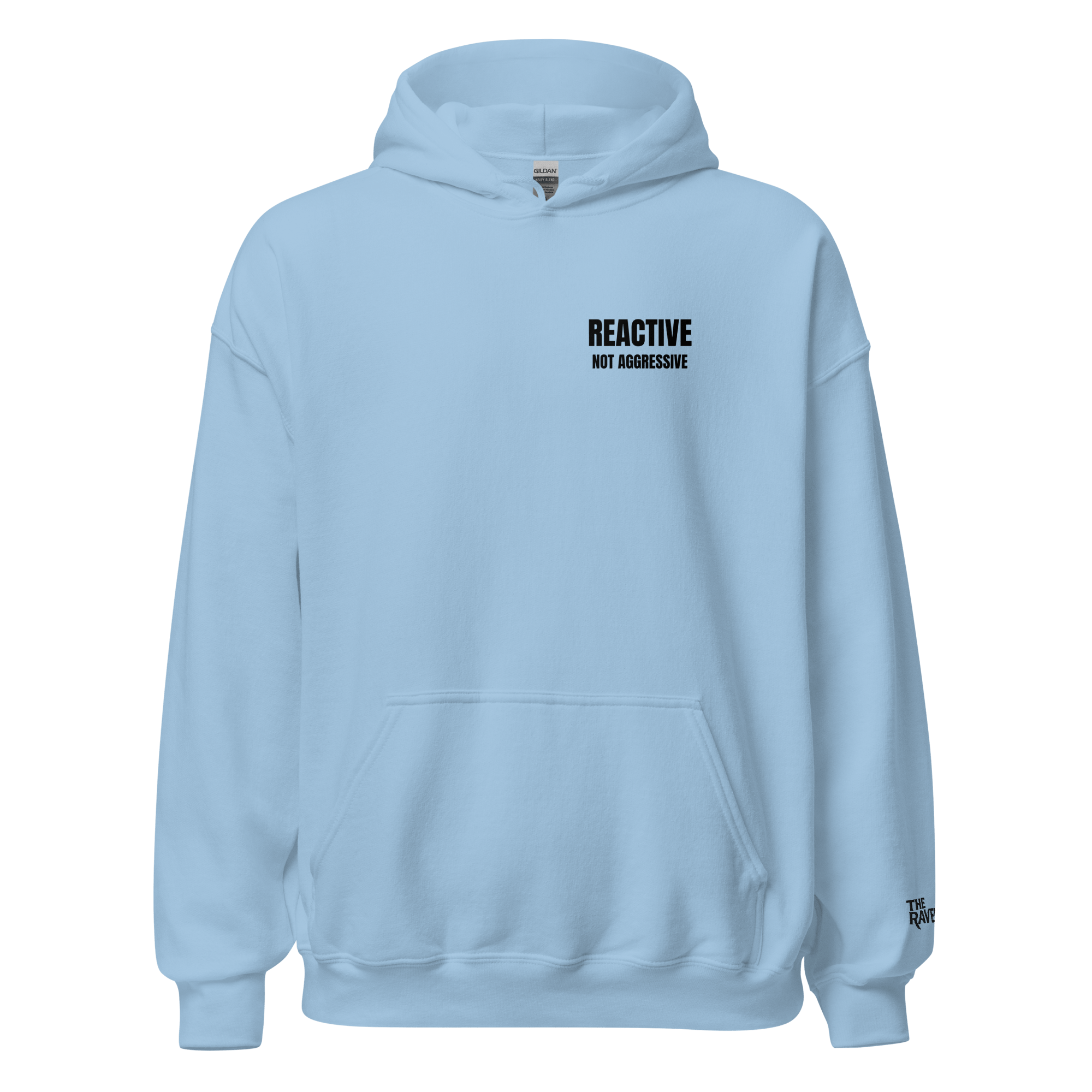 The Raven - Reactive dog in training - Black print - Unisex Hoodie - The Raven Shop