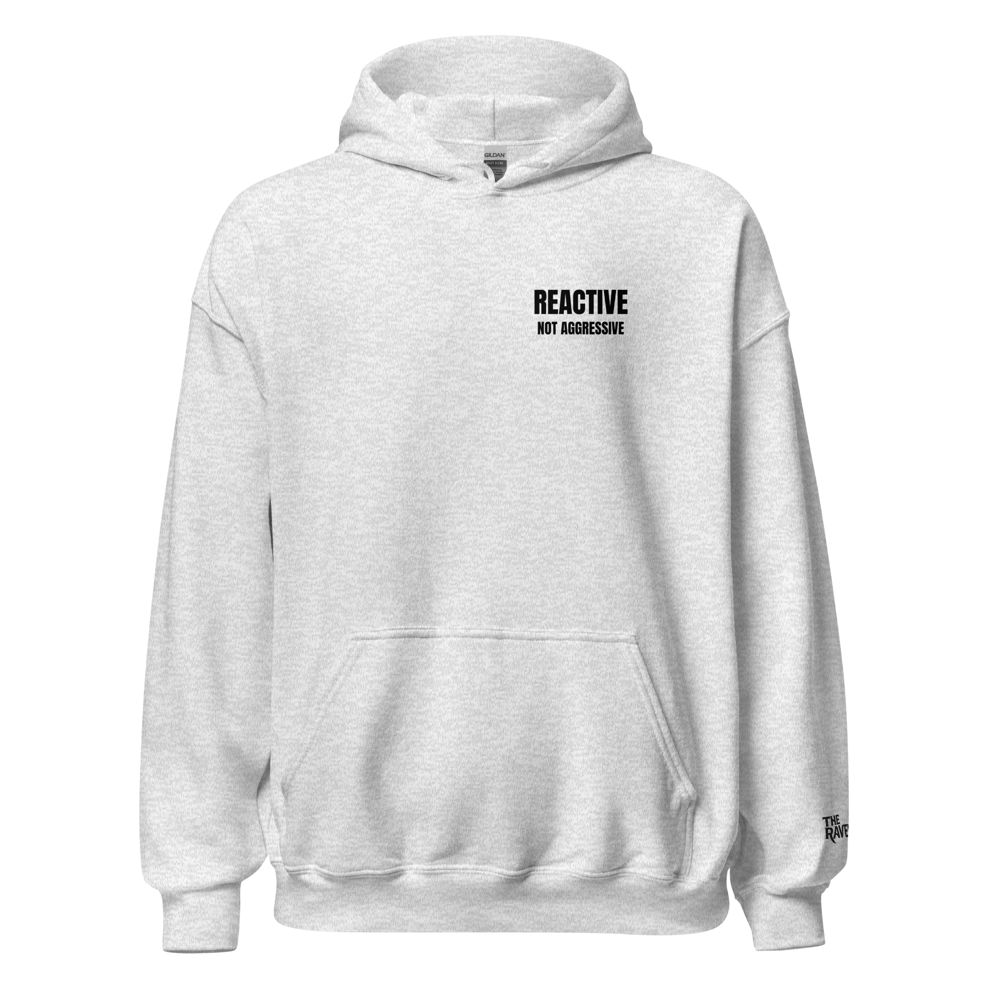 The Raven - Reactive dog in training - Black print - Unisex Hoodie - The Raven Shop