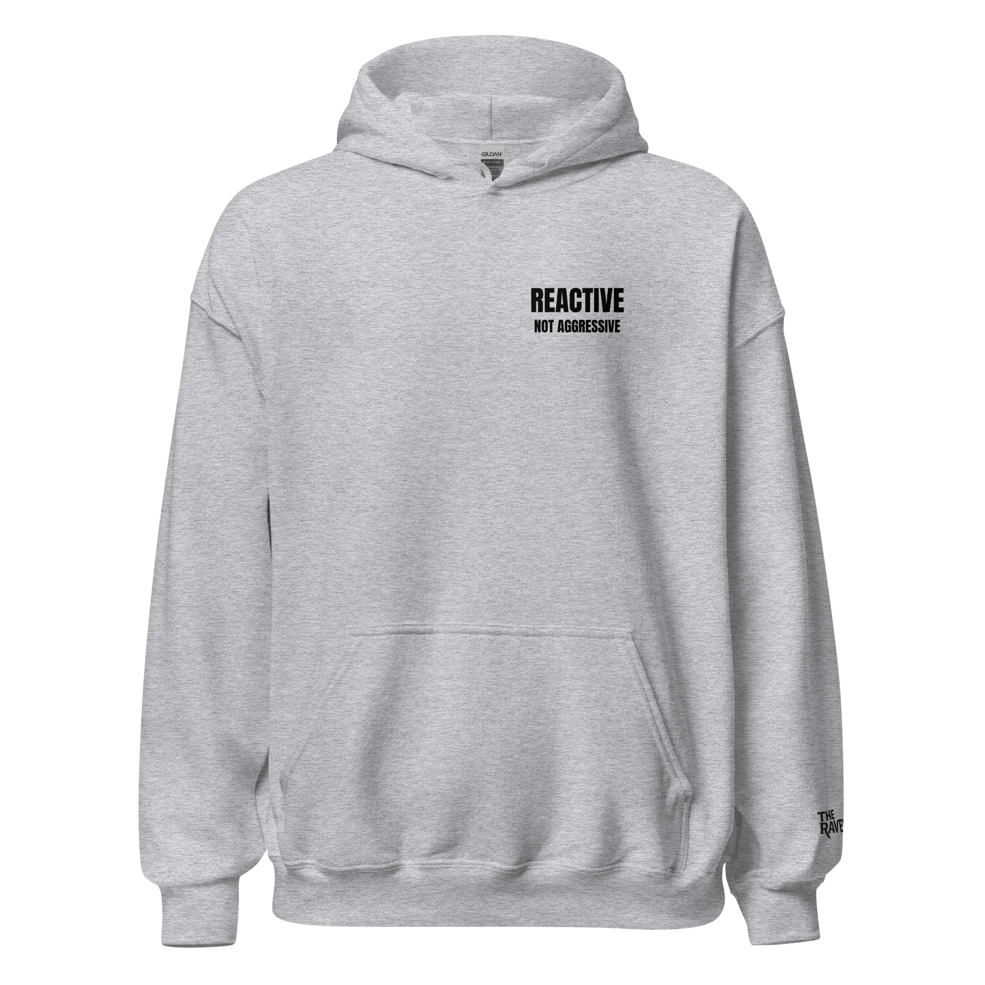 The Raven - Reactive dog in training - Black print - Unisex Hoodie - The Raven Shop