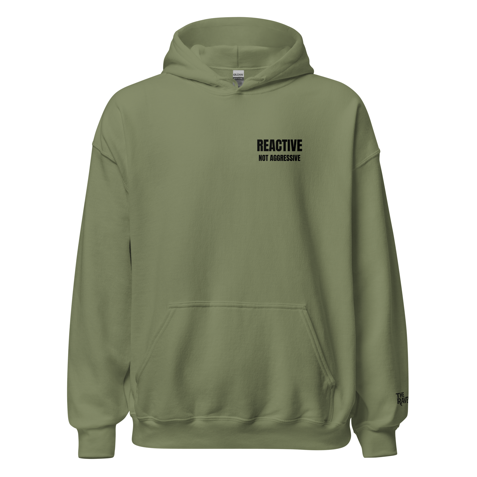 The Raven - Reactive dog in training - Black print - Unisex Hoodie - The Raven Shop