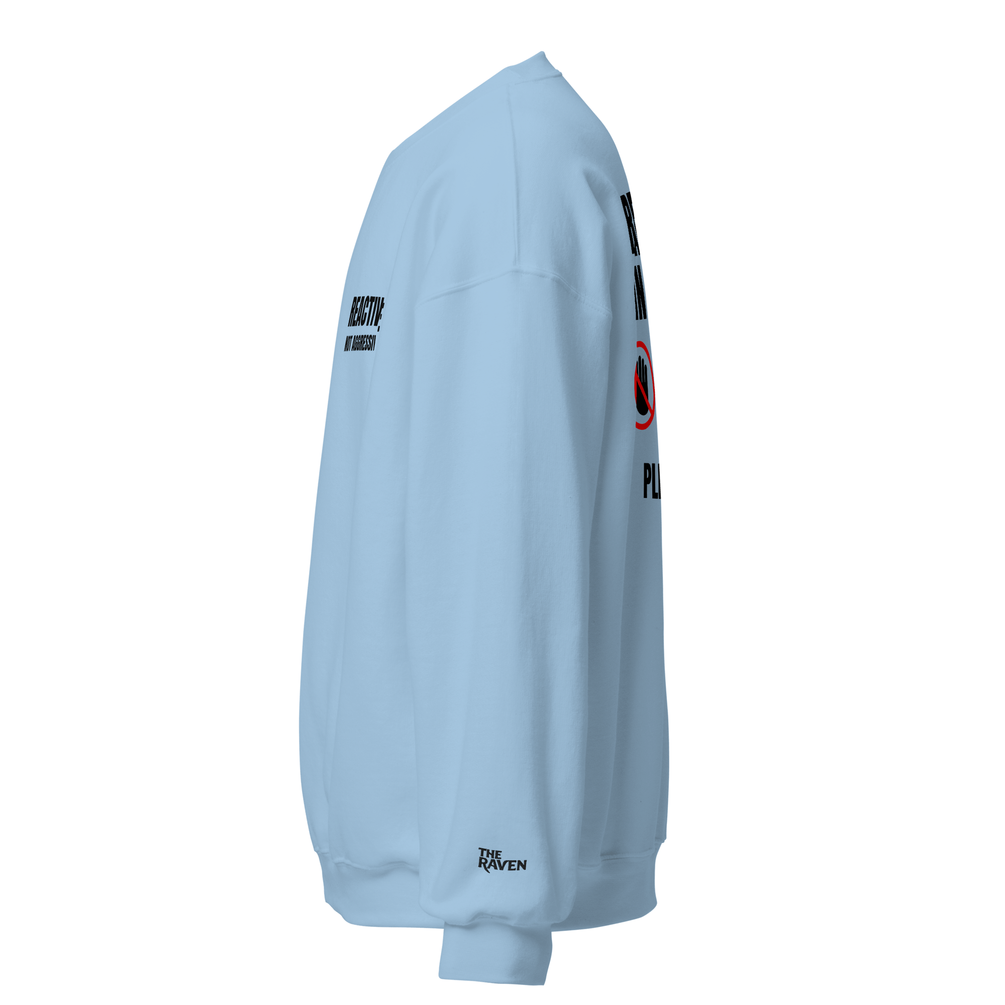 The Raven - Reactive dog in training - Black print - Unisex Sweater - The Raven Shop