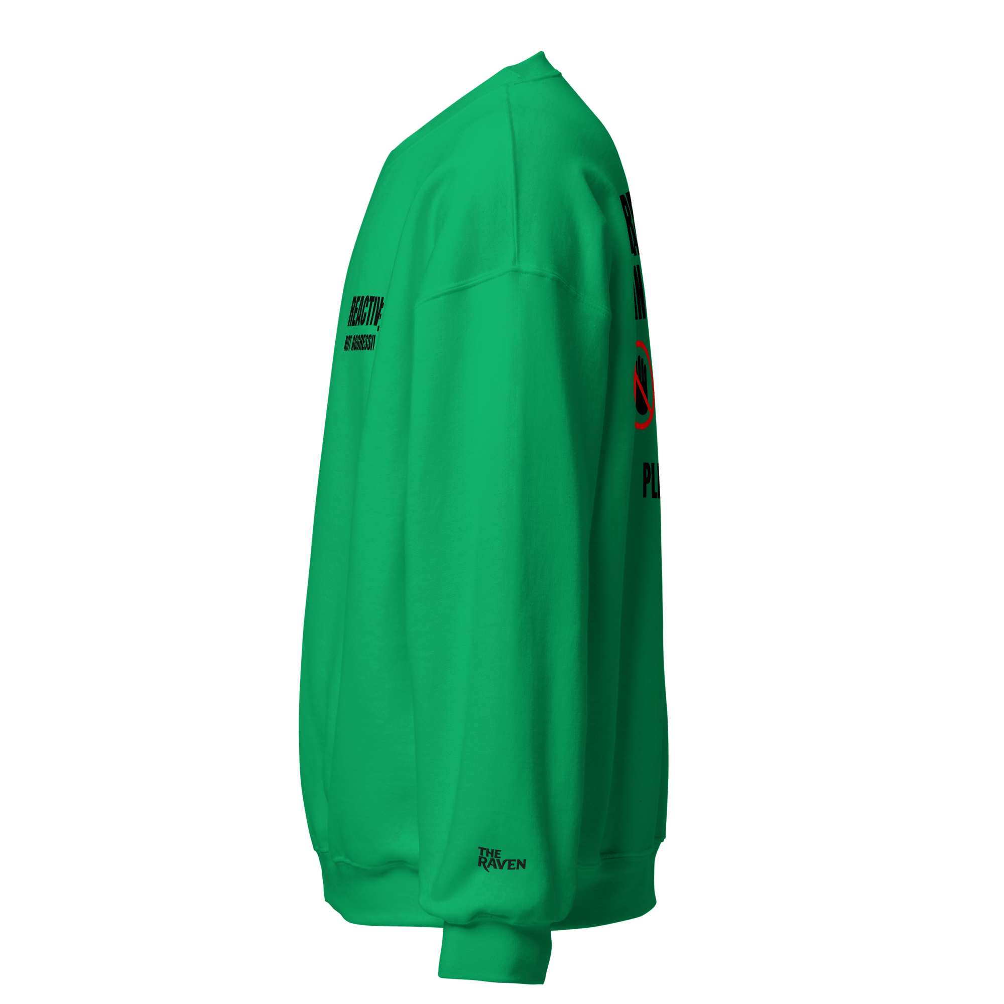 The Raven - Reactive dog in training - Black print - Unisex Sweater - The Raven Shop