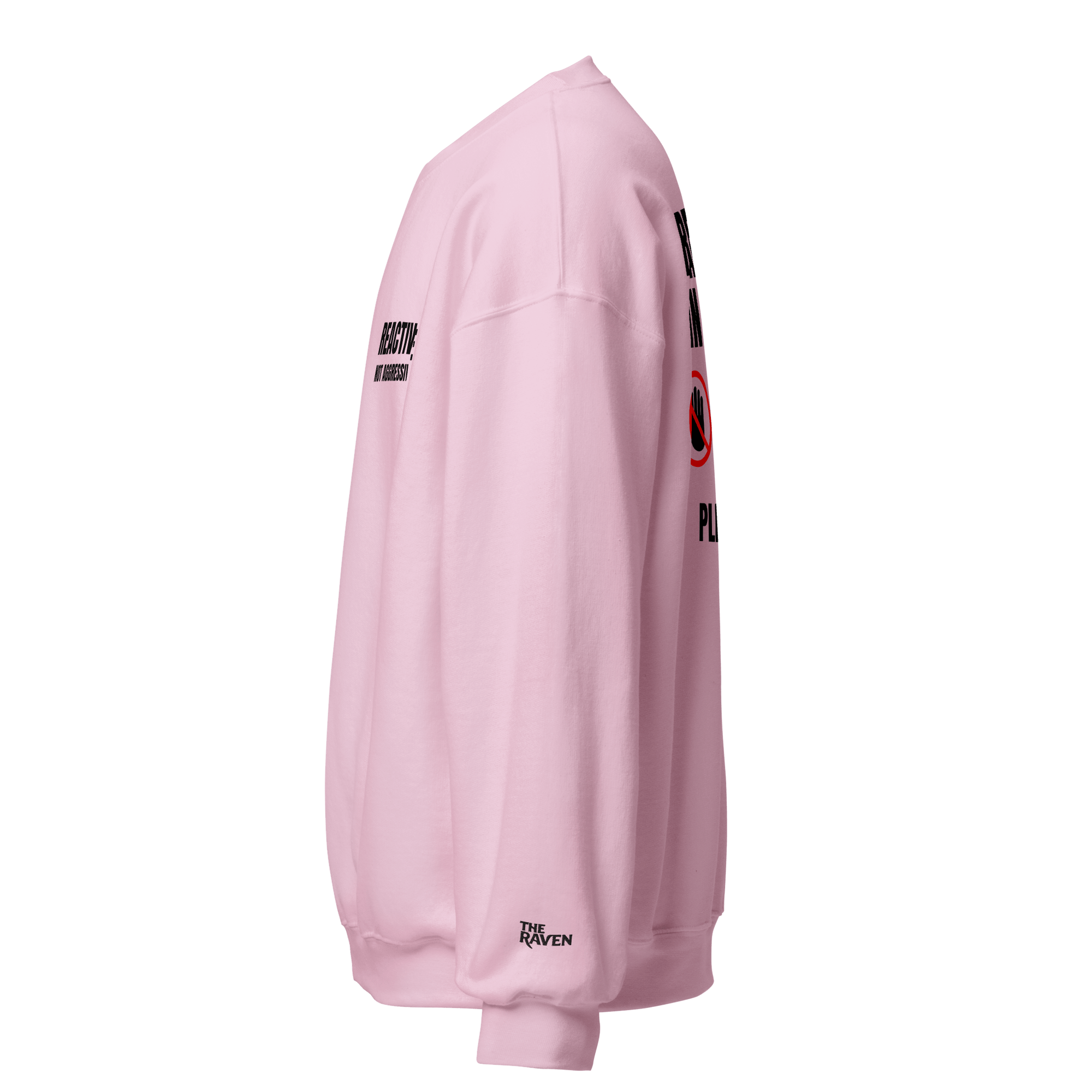 The Raven - Reactive dog in training - Black print - Unisex Sweater - The Raven Shop