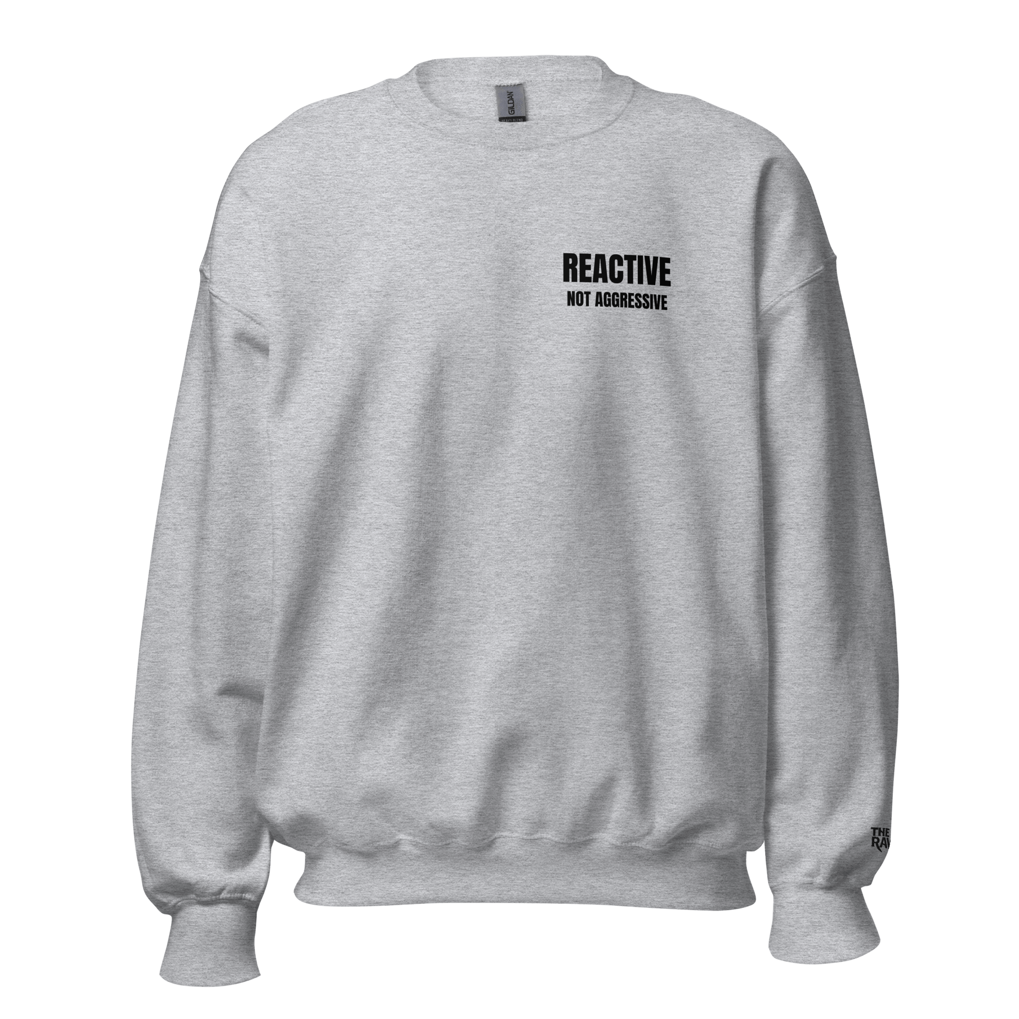 The Raven - Reactive dog in training - Black print - Unisex Sweater - The Raven Shop