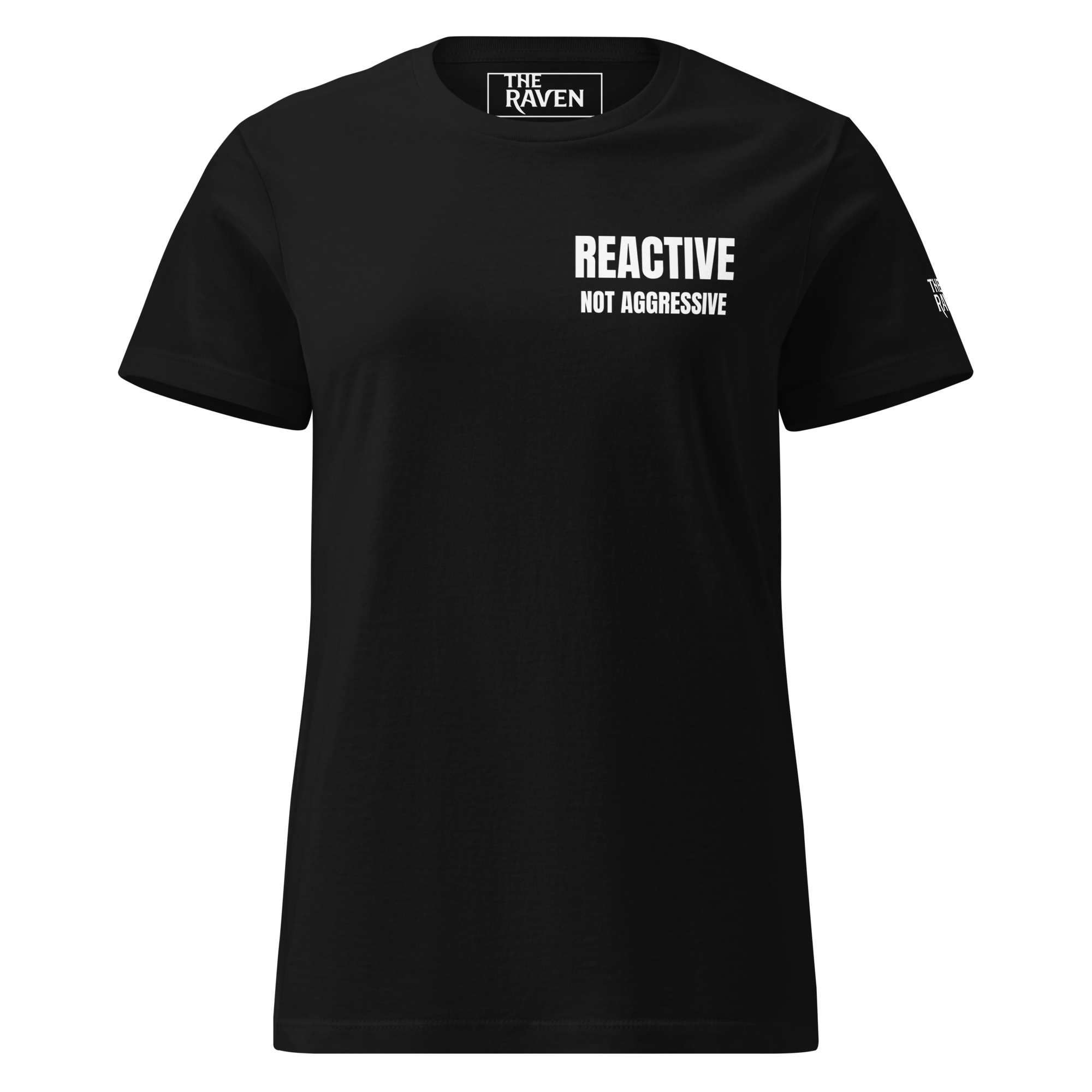 The Raven - Reactive dog in Training - White print - Women T-shirt - The Raven Shop