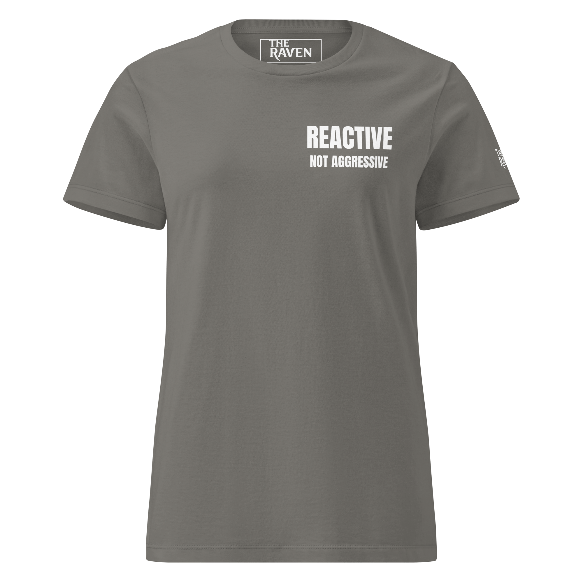 The Raven - Reactive dog in Training - White print - Women T-shirt - The Raven Shop