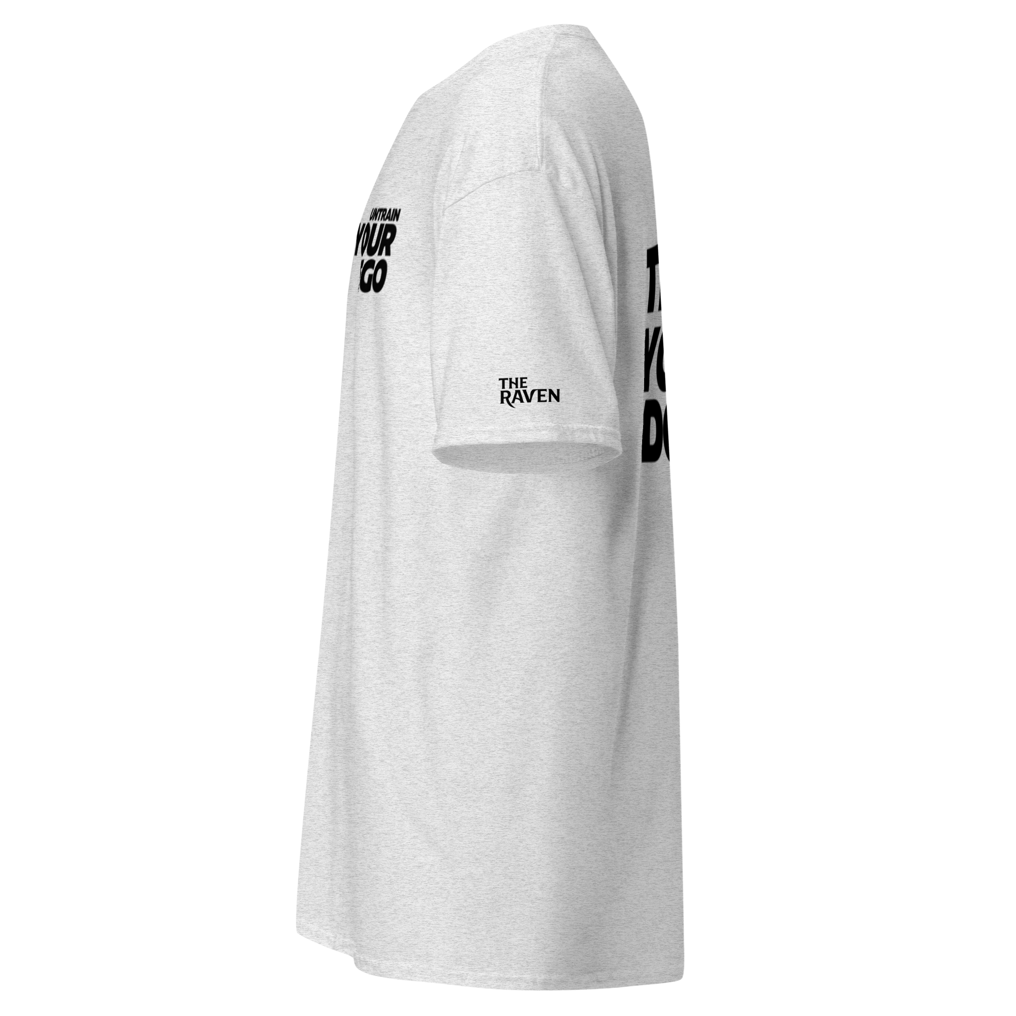 The Raven T-shirt - Untrain your Ego (Black print) - Unisex - The Raven Shop