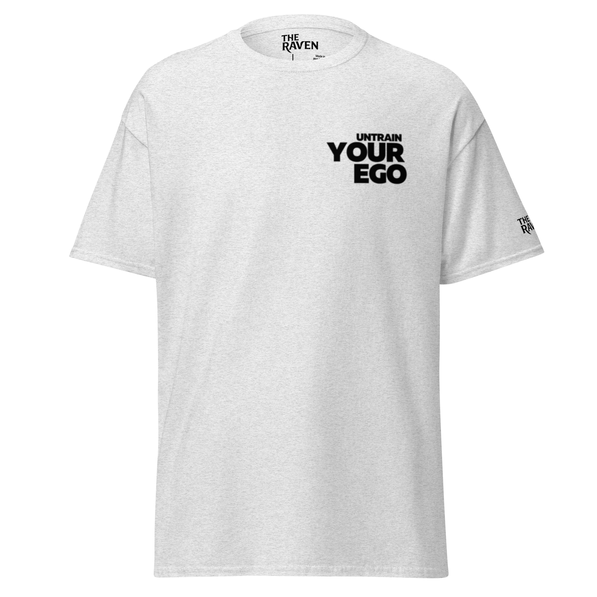 The Raven T-shirt - Untrain your Ego (Black print) - Unisex - The Raven Shop
