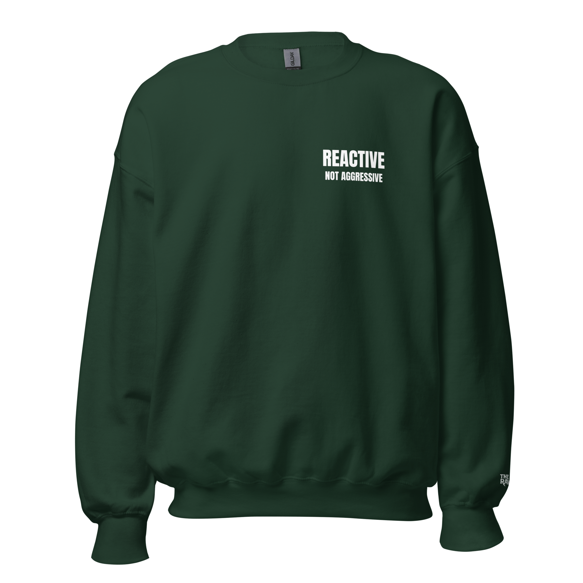 The Raven Unisex Sweater - Reactive dog in training - White print - The Raven Shop