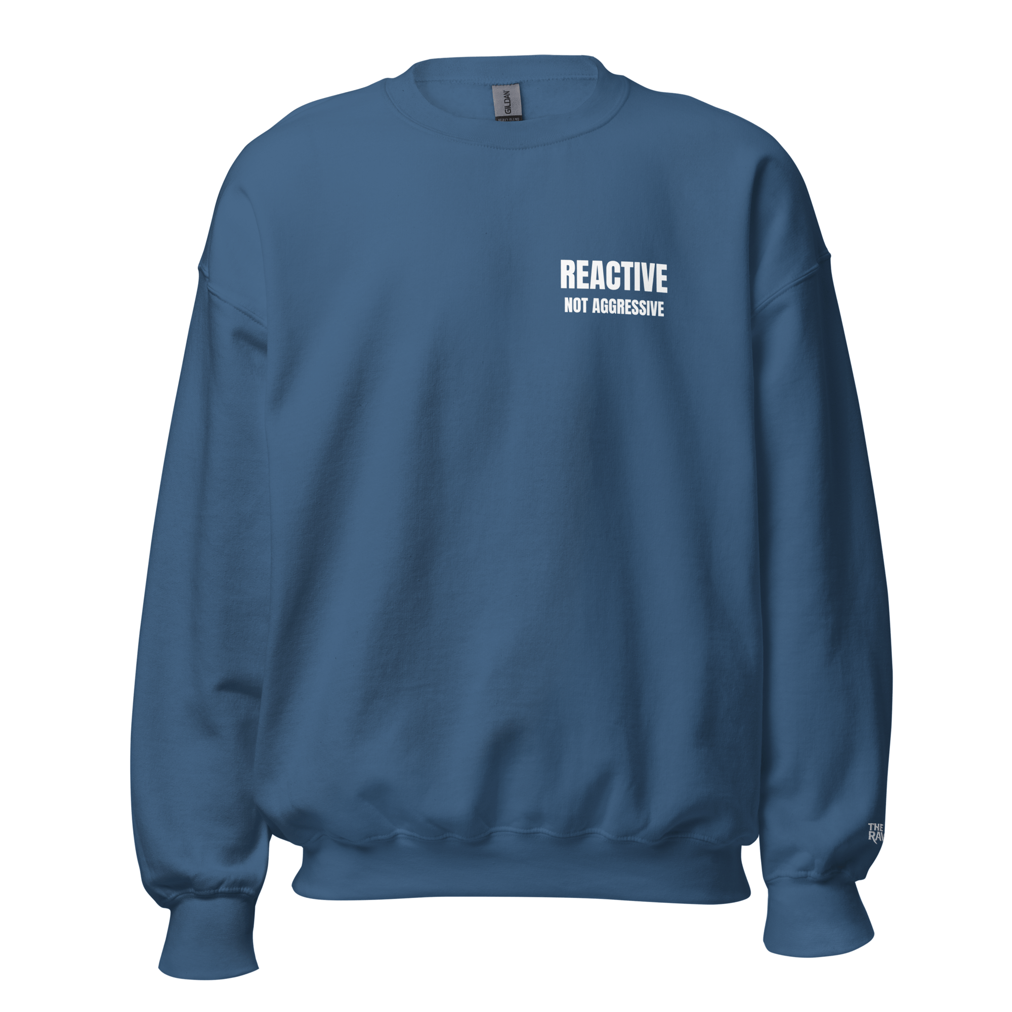 The Raven Unisex Sweater - Reactive dog in training - White print - The Raven Shop