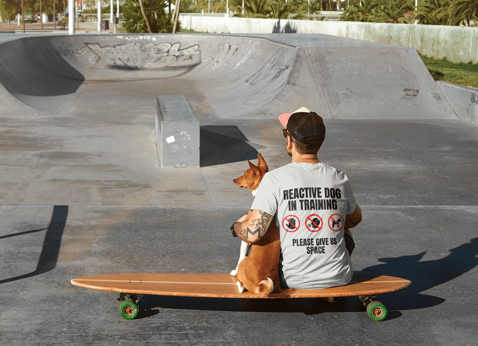 The Raven Unisex T-shirt - Reactive dog in training - black print - The Raven Shop