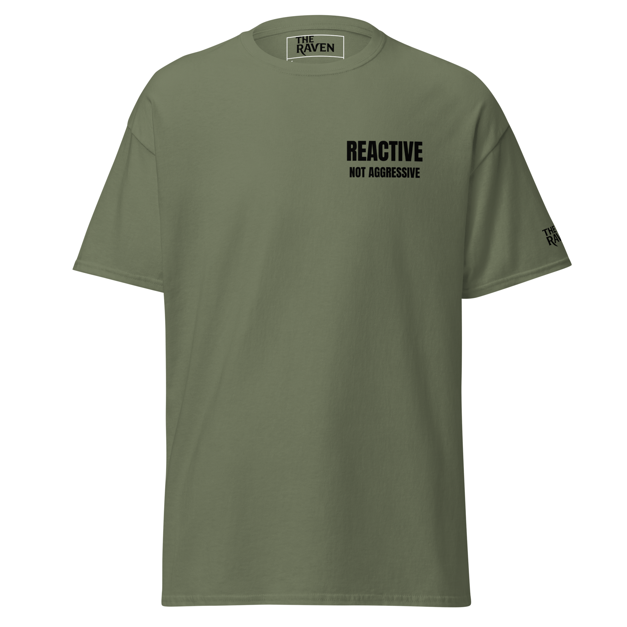 The Raven Unisex T-shirt - Reactive dog in training - black print - The Raven Shop