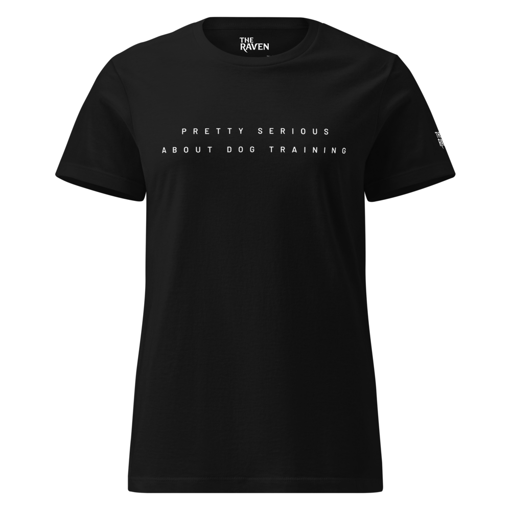 The Raven - Pretty Serious - White print - Women T-shirt