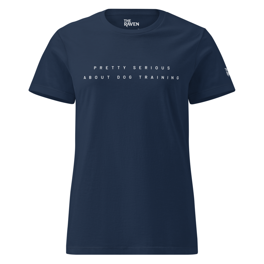 The Raven - Pretty Serious - White print - Women T-shirt