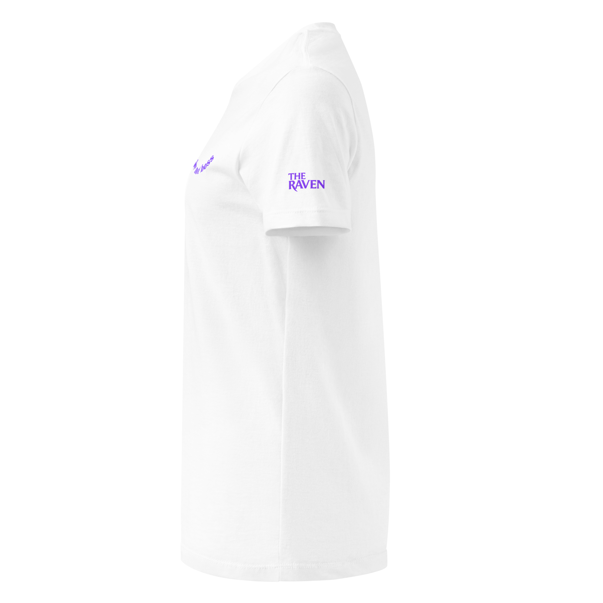 The Raven - Handler not boss - Purple print - Womens T-shirt